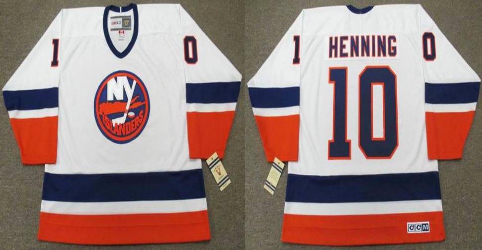 2019 Men New York Islanders #10 Henning white CCM NHL jersey->new york islanders->NHL Jersey